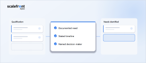 Set stage entry and exit criteria
